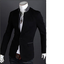 Load image into Gallery viewer, Mens Rhinestone New Product One Button Casual Men&#39;s Suit Collar Collar Color Collar Collar Features Long Sleeve V-neck Men Suit