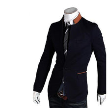 Load image into Gallery viewer, Mens Rhinestone New Product One Button Casual Men&#39;s Suit Collar Collar Color Collar Collar Features Long Sleeve V-neck Men Suit