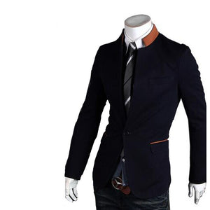 Mens Rhinestone New Product One Button Casual Men's Suit Collar Collar Color Collar Collar Features Long Sleeve V-neck Men Suit