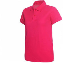 Load image into Gallery viewer, 2019 Summer Fashion Polo Shirt Women New Casual Short Sleeve Slim Polos Mujer Shirts Tops Plus Size Female Cotton Polo Shirt