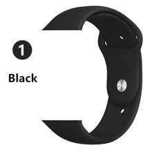 Load image into Gallery viewer, Strap For Apple Watch band 38mm 42mm iWatch 4 band 44mm 40mm Sport Silicone belt Bracelet correa Apple watch 4 3 2 1 Accessories