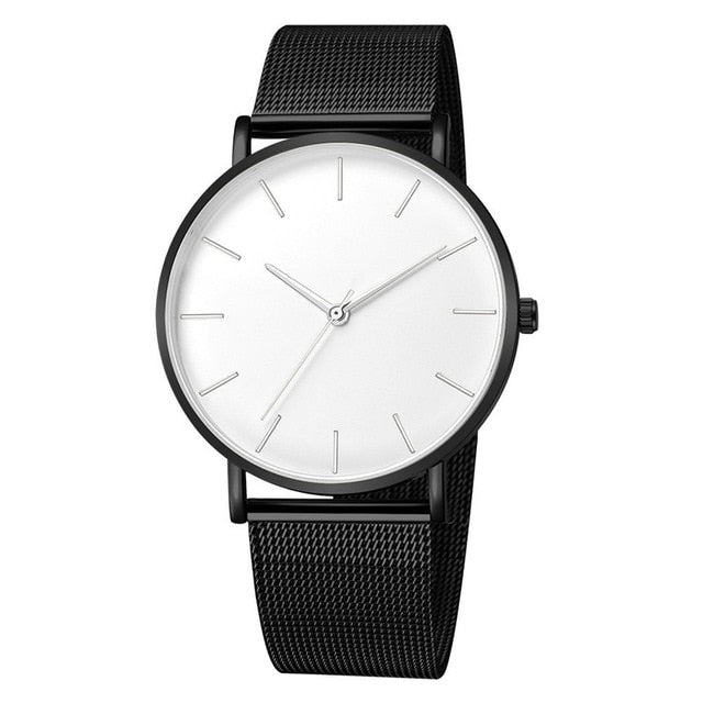 Simplicity Modern Quartz Watch Women Mesh Stainless Steel Bracelet High Quality Casual Wrist Watch for Woman Montre Femme D20