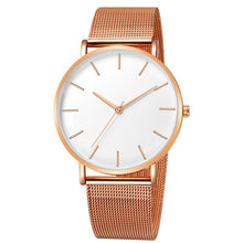 Load image into Gallery viewer, Simplicity Modern Quartz Watch Women Mesh Stainless Steel Bracelet High Quality Casual Wrist Watch for Woman Montre Femme D20